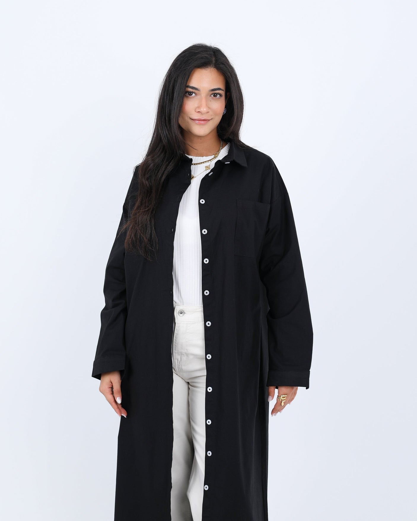 Just for Women - Gabardine Dress Shirt