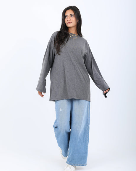 Just for Women - Long Sleeves Basic Shirt