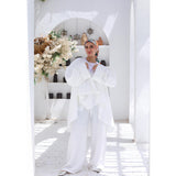 MARWA EL EZABY BOUTIQUE - light and flow set White