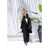 MARWA EL EZABY BOUTIQUE - light and flow set Black
