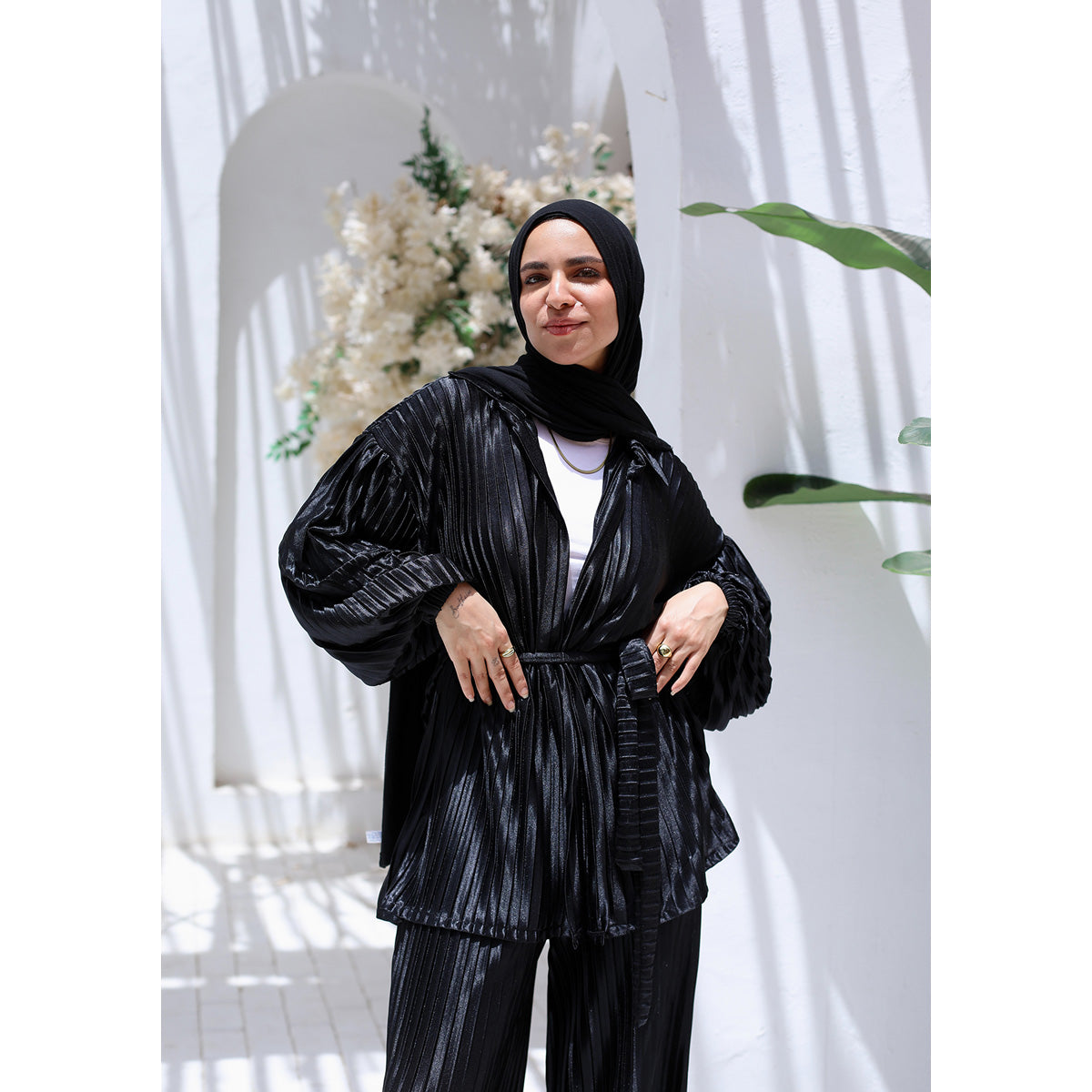MARWA EL EZABY BOUTIQUE - Plesse set Black