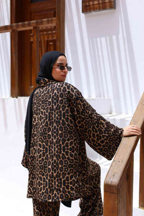 MARWA EL EZABY BOUTIQUE - Leopard Blouse