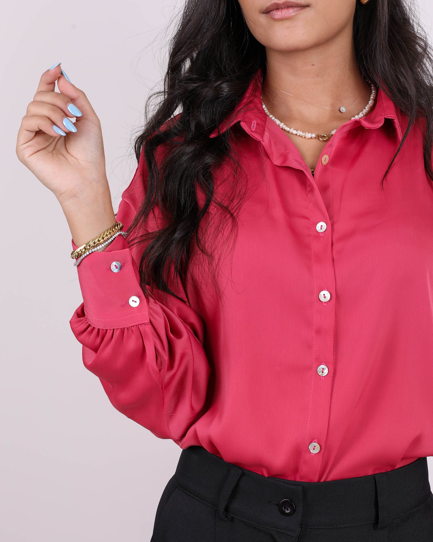 Just for Women - Satin shirt
