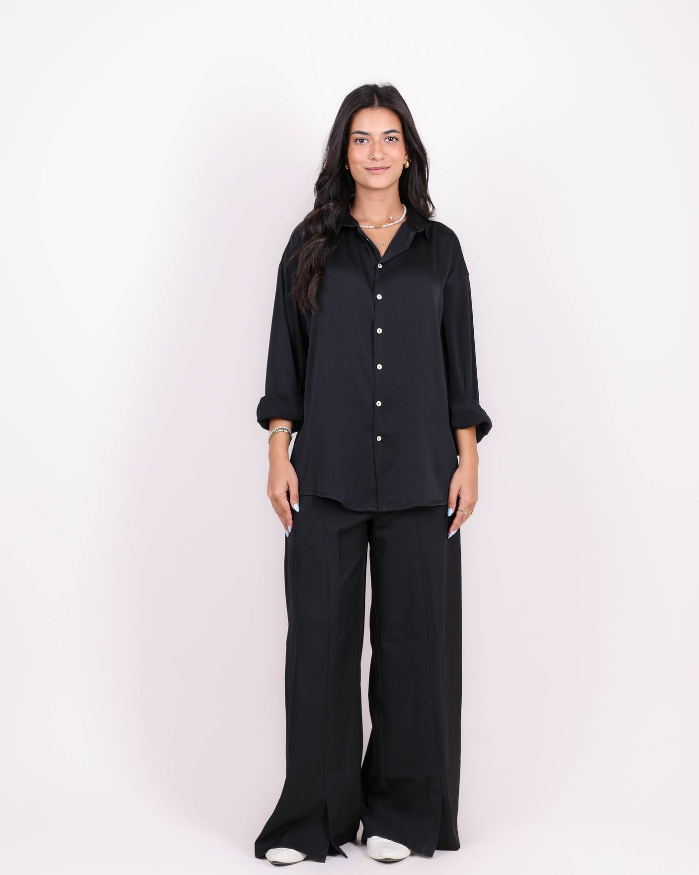 Just for Women - Satin shirt