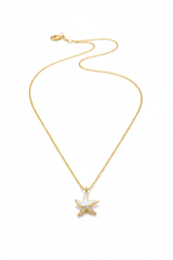 Women’s Necklace Starfish Pendant, Elegant Design