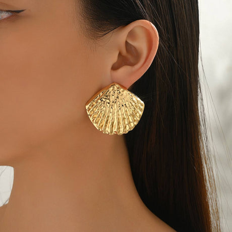 Shell-Shaped Earrings