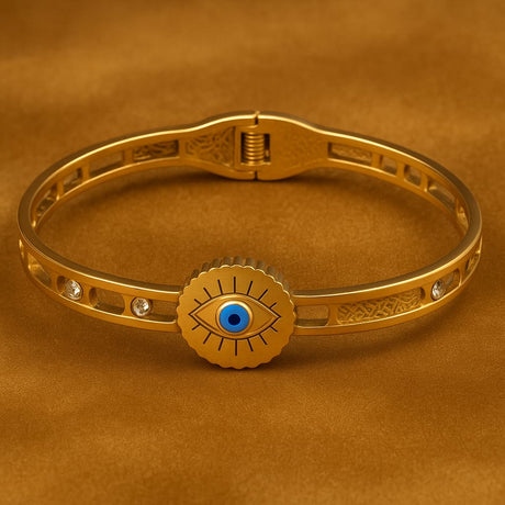 Gold Evil Eye Bracelet