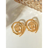 Interlocking Circular Earrings