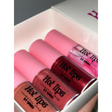 Hot Lips -Lip Gloss big brush set 4 shades For Women