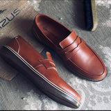 Leazus - loafer shoes- casual shoes
