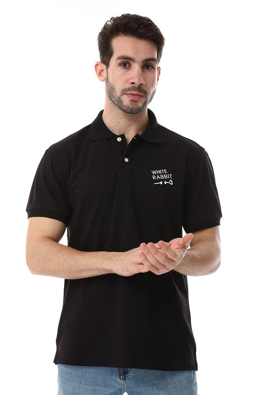 White Rabbit  Short Sleeves Buttons Closure Polo Shirt