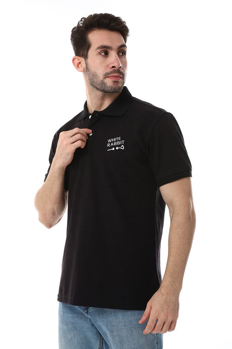 White Rabbit  Short Sleeves Buttons Closure Polo Shirt