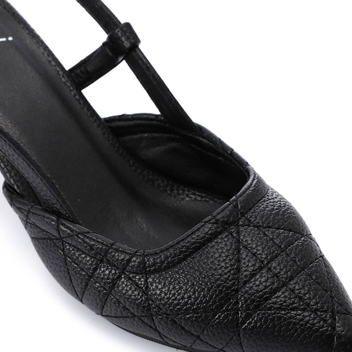 Mr Joe - Black Slingback Kitten Heels – Elegant & Comfortable for Any Occasion - 3020