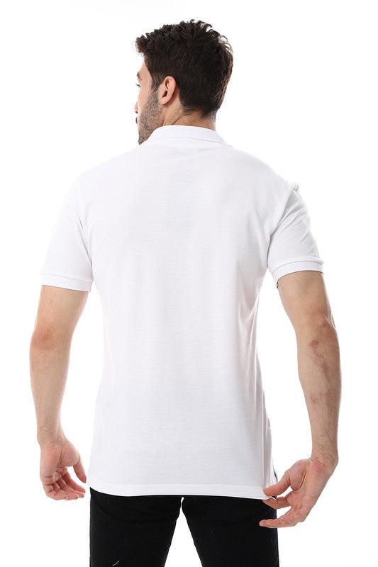 White Rabbit Regular Fit Pique Pattern Polo Shirt