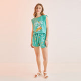 Women Secret - Short pajamas with straps Snoopy watermelons - Sold by FIG
