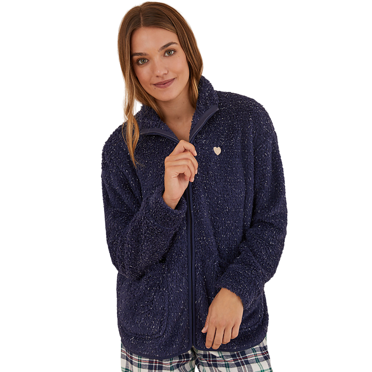 Women Secret - Lurex fur jacket - Sold by FIG