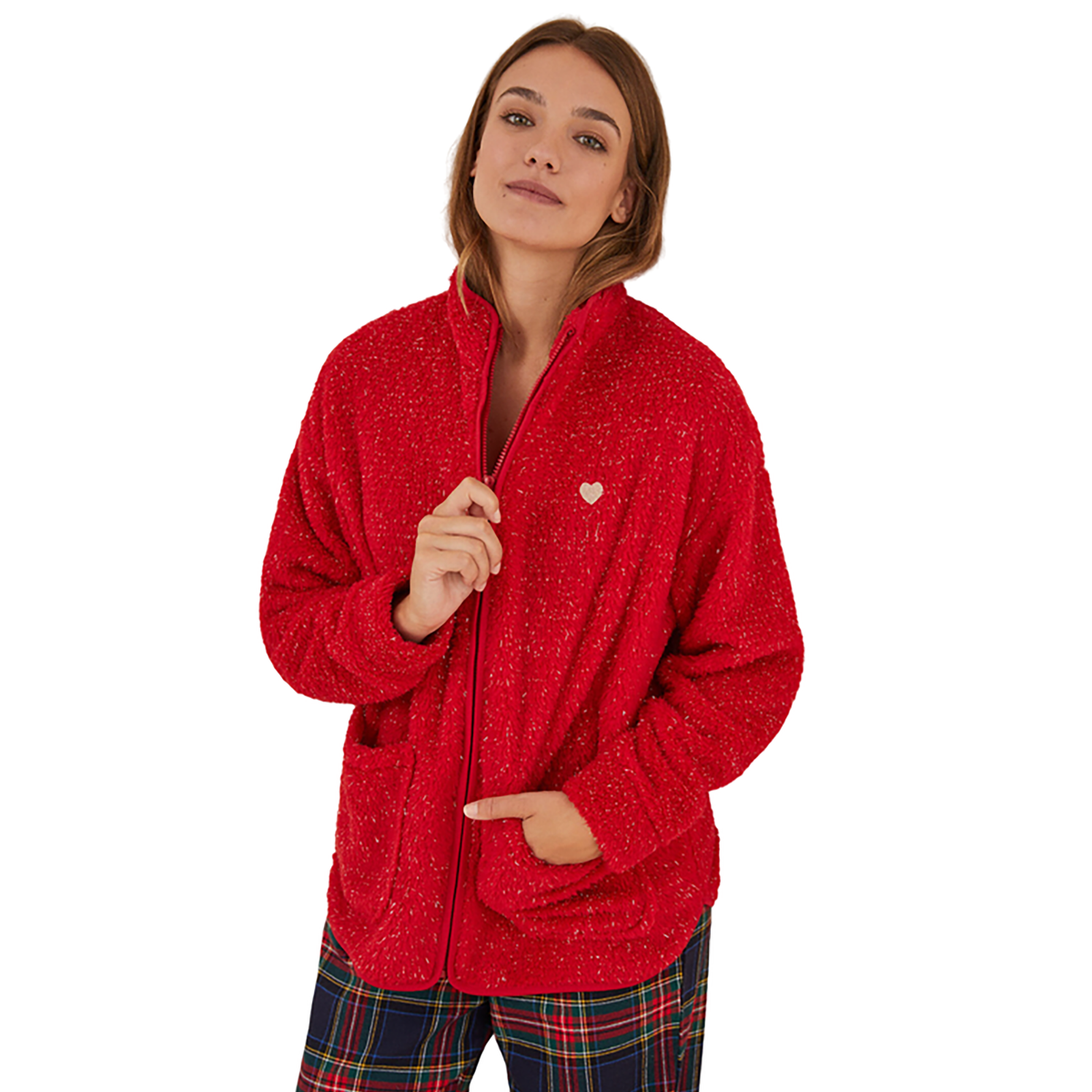 Women Secret - Lurex fur jacket - Sold by FIG