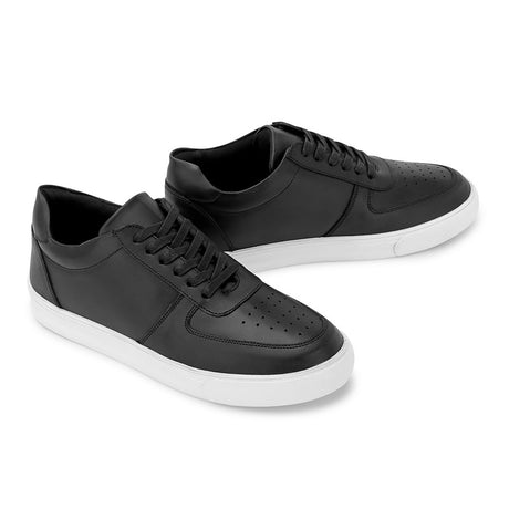 Brio - Men’s All BLACK Leather Sneakers