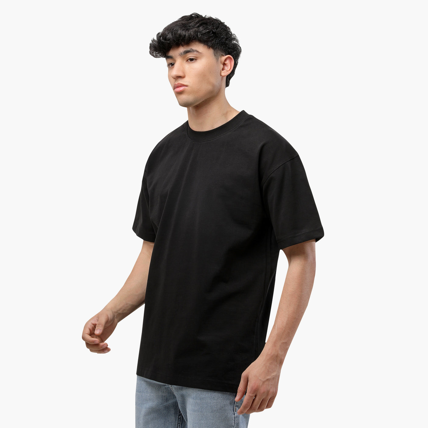 Sutra - Over Size Polivar Cotton Basic T_Shirt
