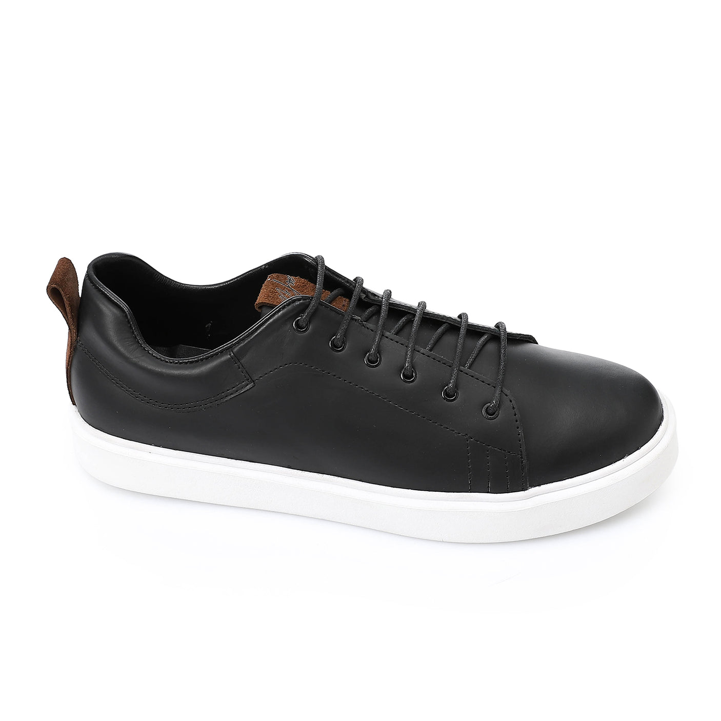 Mr Joe - Lace Up Round Toecap Flat Sneakers  For Men