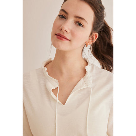 Women Secret - long sleeve V-neck T-shirt - Sold by FIG