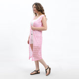 Red circle -  - Cheer Sleeveless Cardigan - Pink
