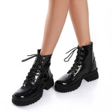 Mr Joe - Side Zipper Half Army Boot