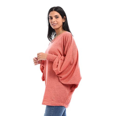 Red circle -  Full Sleeves Loose Top
