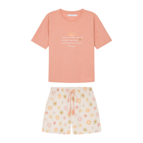 Women Secret - Short pajamas with sun print - Sold by FIG