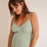Women Secret - Maternity nightgown with ribbed straps - Sold by FIG