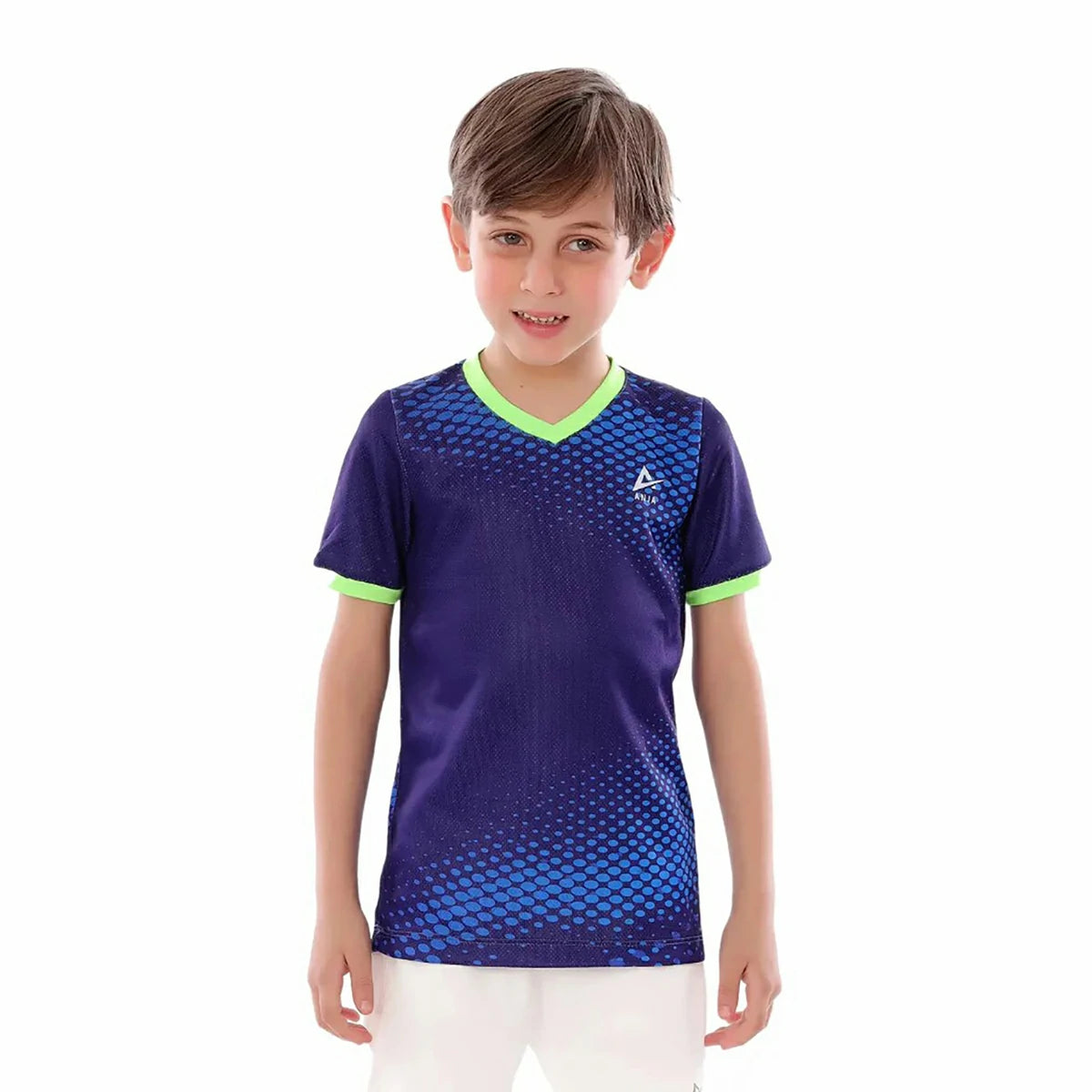 Anja - Blue and For Girlseen Football T-shirt 0038-For boys