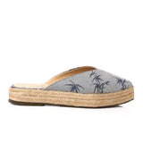Mr. Joe - Pointed Toecap Straw Cornflower Mules