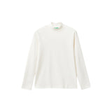 United Colors Of Benetton - Ribbed knit turtle neck T-shirt For Kids - Sold by FIG