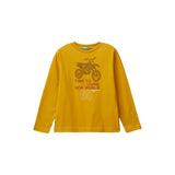 United Colors Of Benetton - Printed Crew neck t-shirt For Kids - Sold by FIG