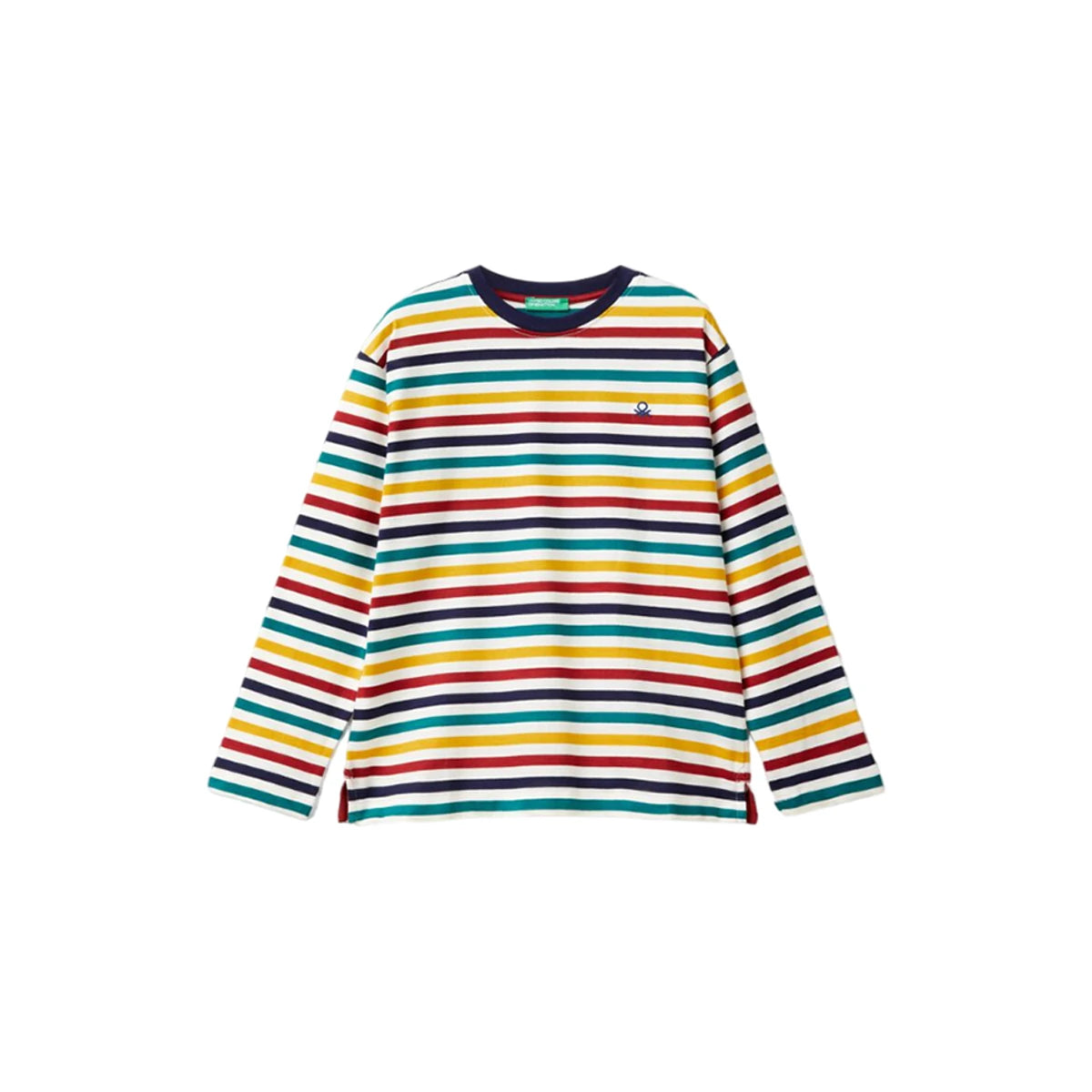 United Colors Of Benetton - Striped Long Sleeve T-shirt For Kids - Sold by FIG