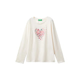 United Colors Of Benetton - Printed Long Sleeve T-shirt - Sold by FIG