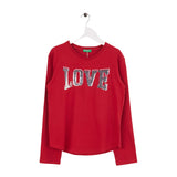 United Colors Of Benetton - Long Sleeve Sequin T-shirt - Sold by FIG