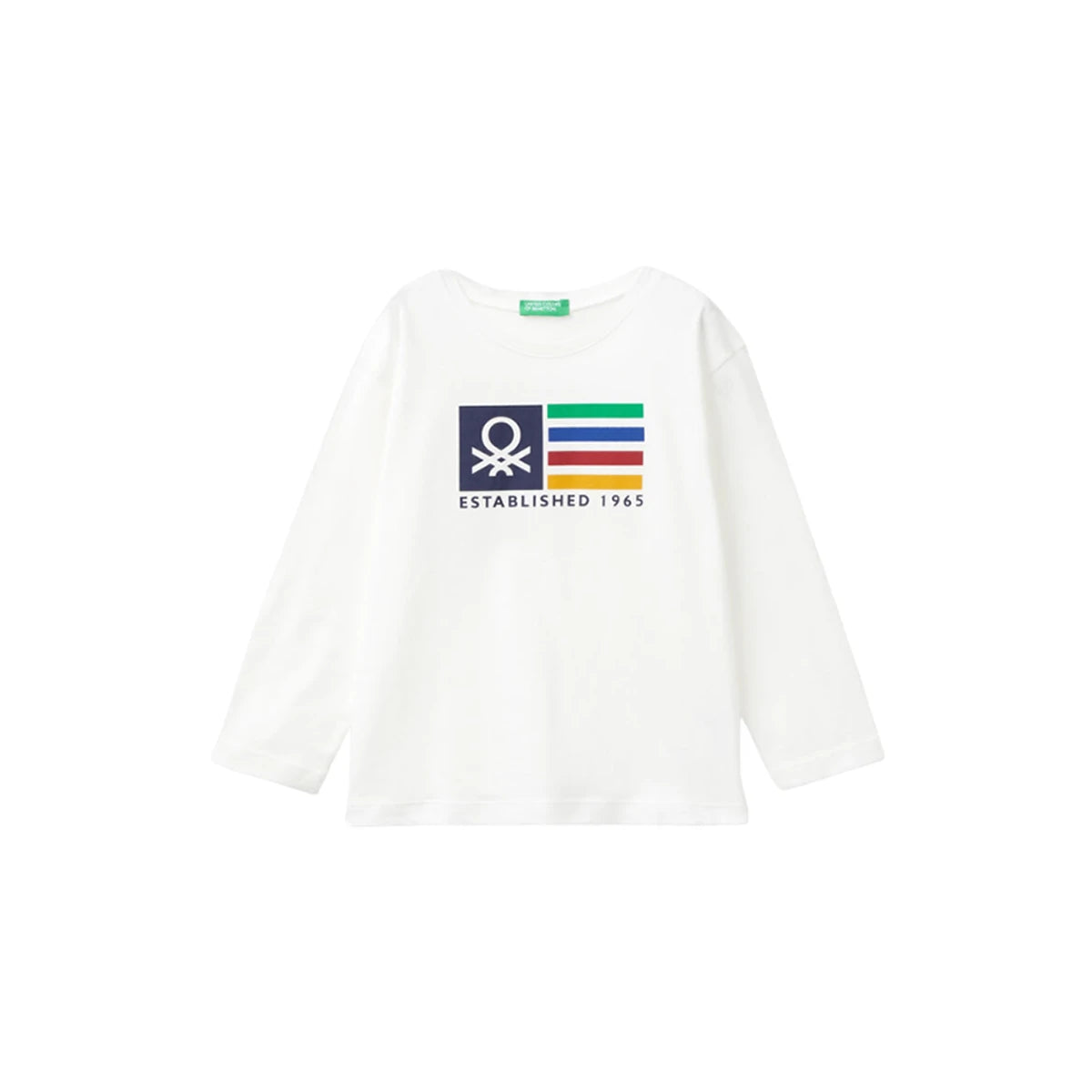 United Colors Of Benetton - Printed Long Sleeve T-shirt For Kids - Sold by FIG