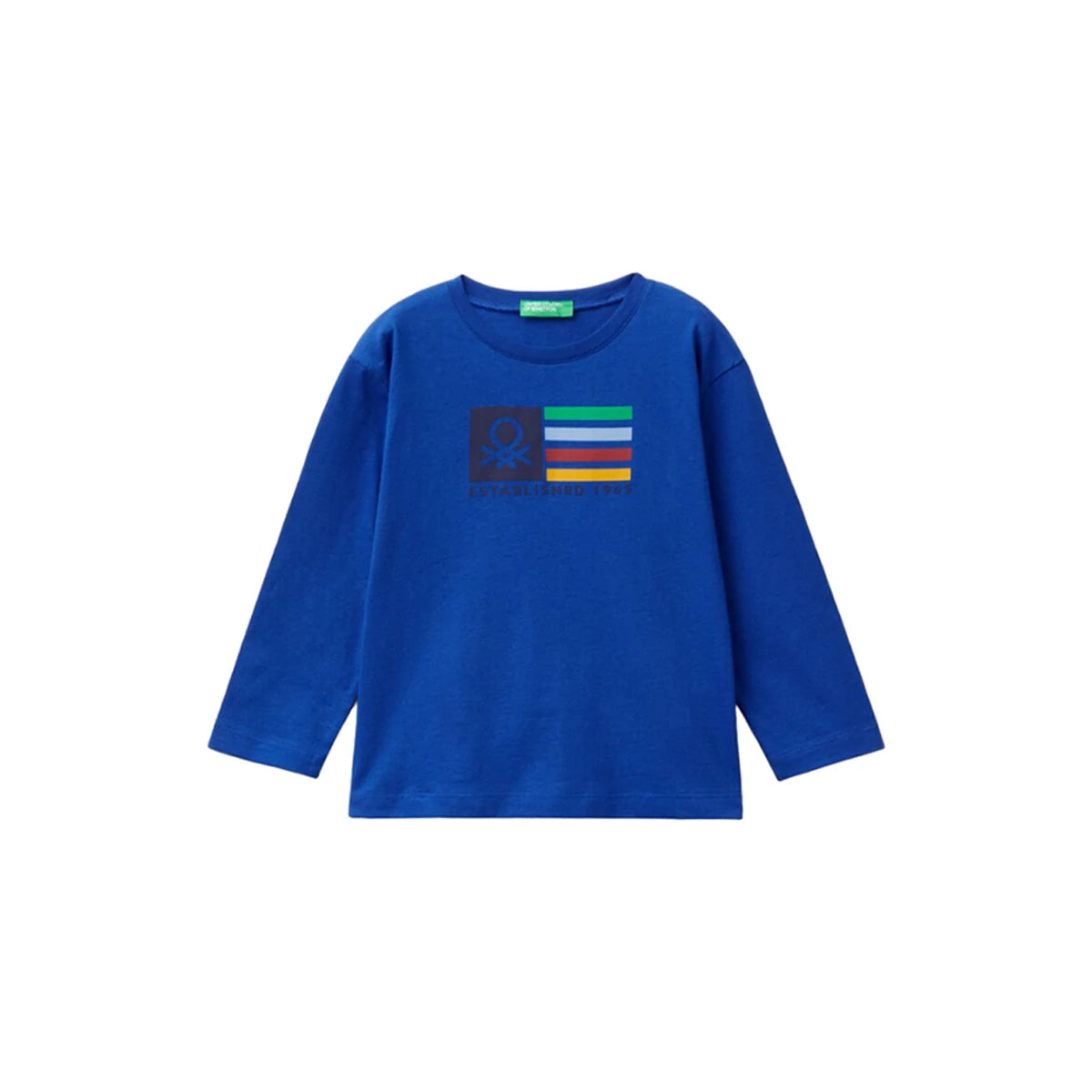 United Colors Of Benetton - Printed Long Sleeve T-shirt For Kids - Sold by FIG