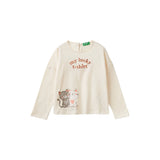 United Colors Of Benetton - Printed Long Sleeve T-shirt - Sold by FIG
