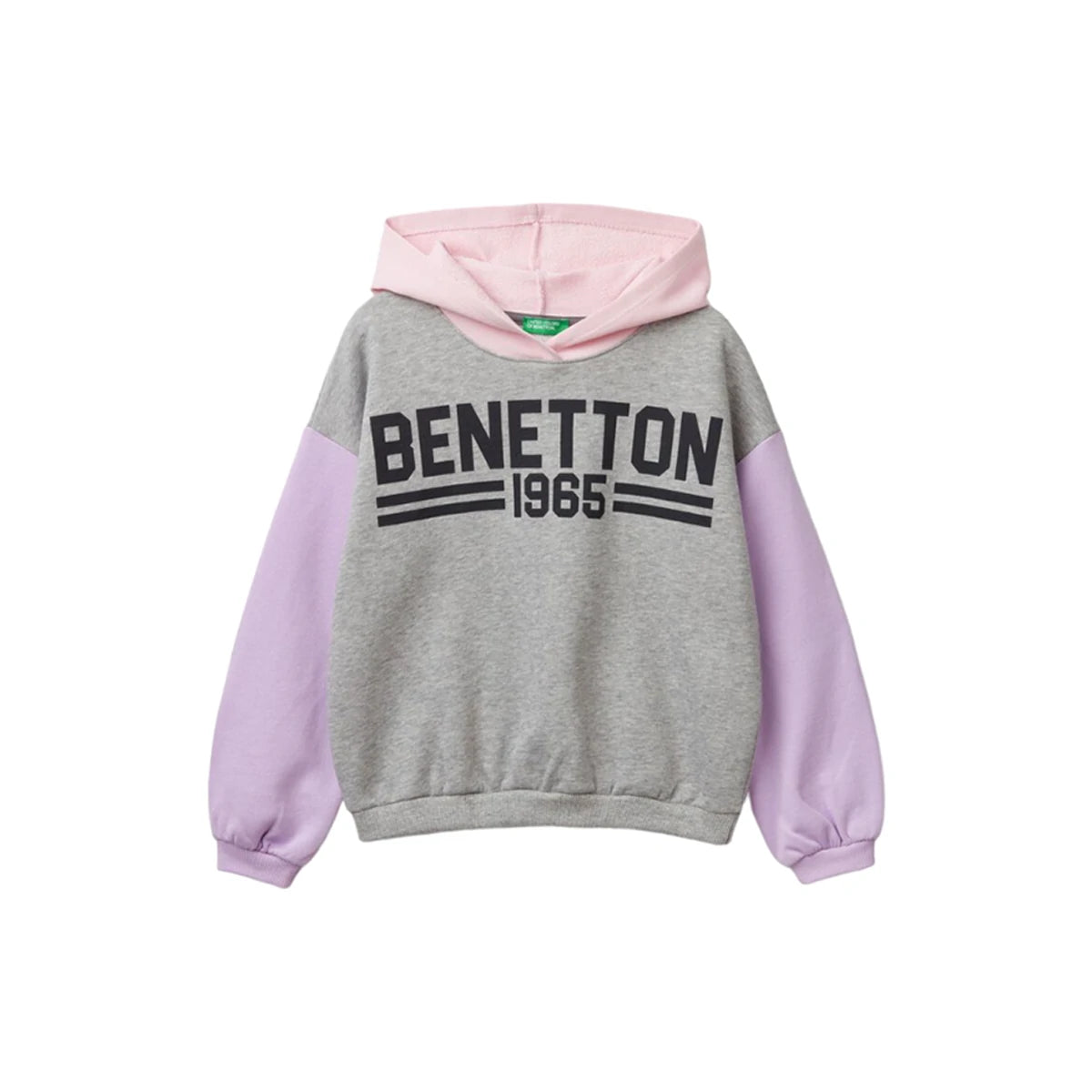 United Colors Of Benetton - Long Sleeve Hood Sweatshirt - Sold by FIG