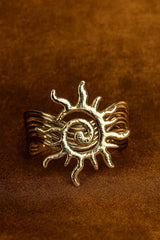 Gold Sun Design Bracelet