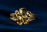 Elegant Flower Design Gold Bracelet