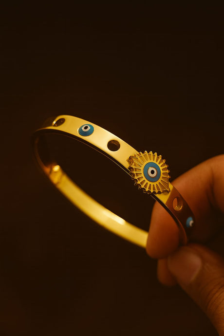 Gold Evil Eye Bracelet