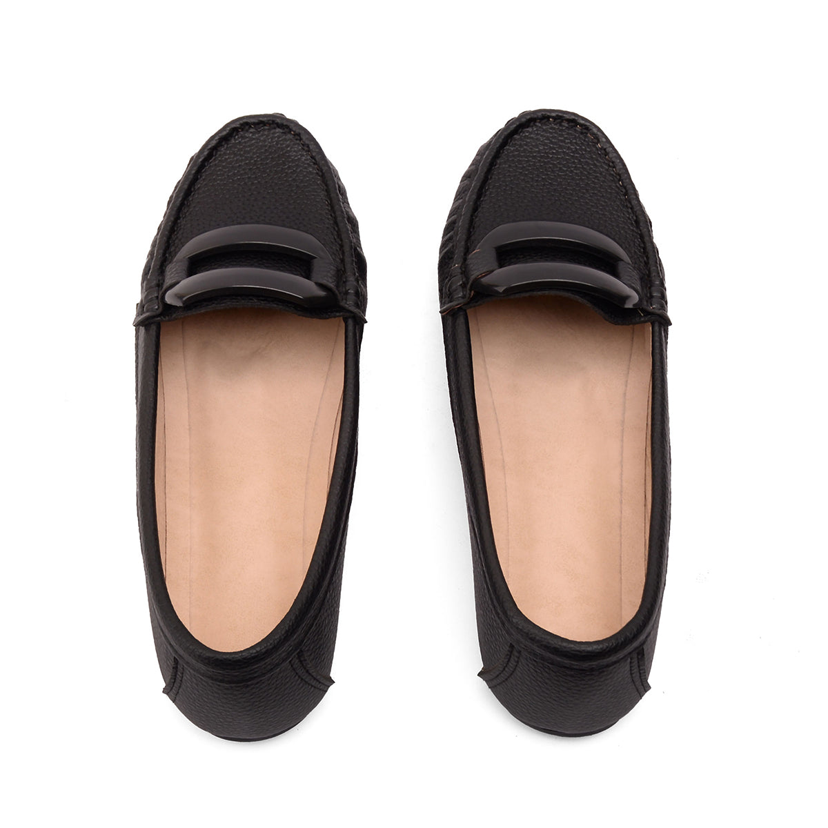 v branda - Ballerina With Square Buckle - women