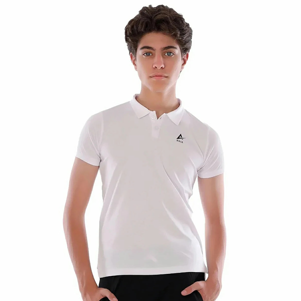 Anja - White Polo T Shirt 0140-For boys