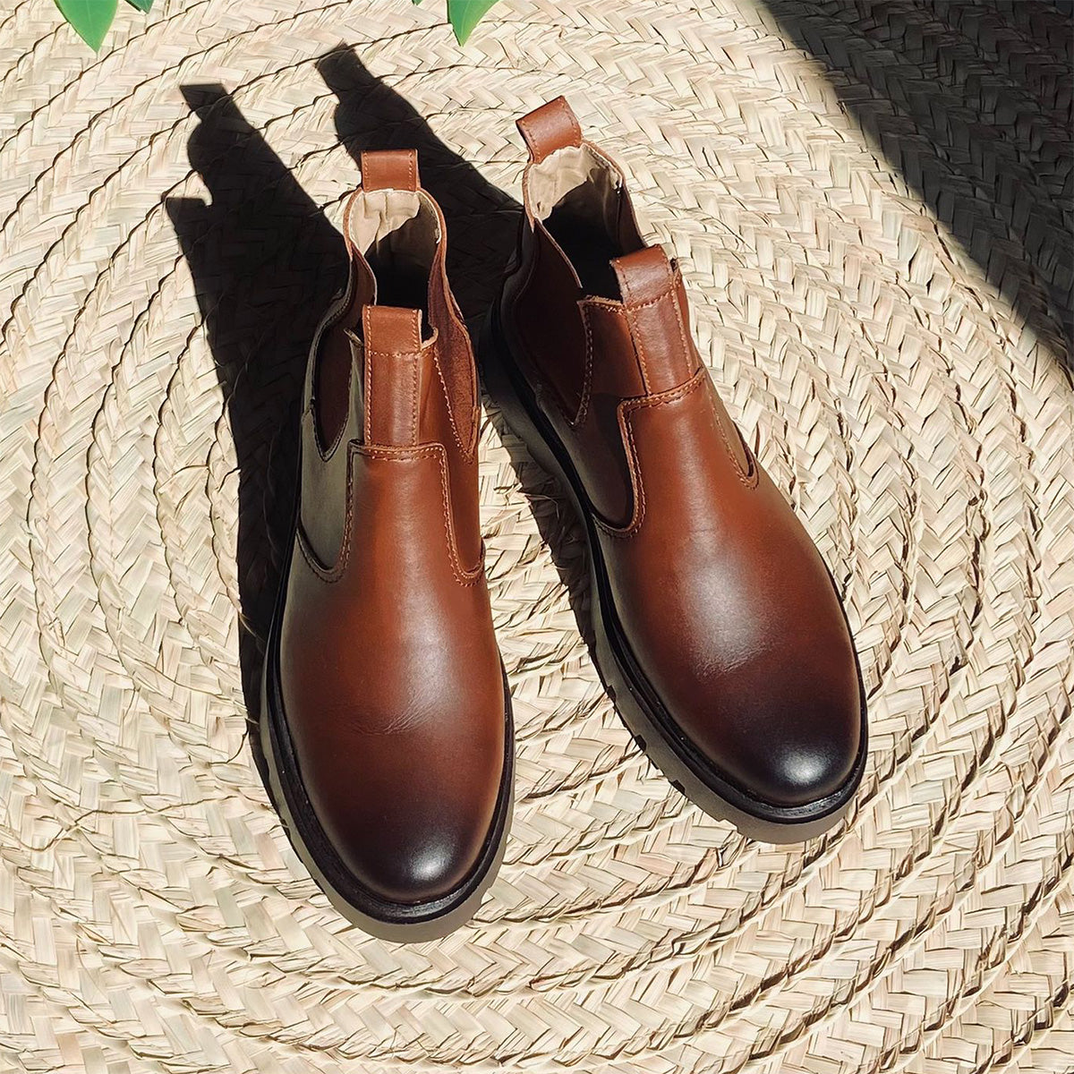 Leazus - Leather Half Boots