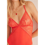 Women Secret - lace triangle underwire bodysuit - Sold by FIG