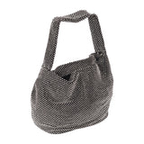 Mr Joe - Soiree Hand Bag With Modern Design And Rhinestones Embellishments