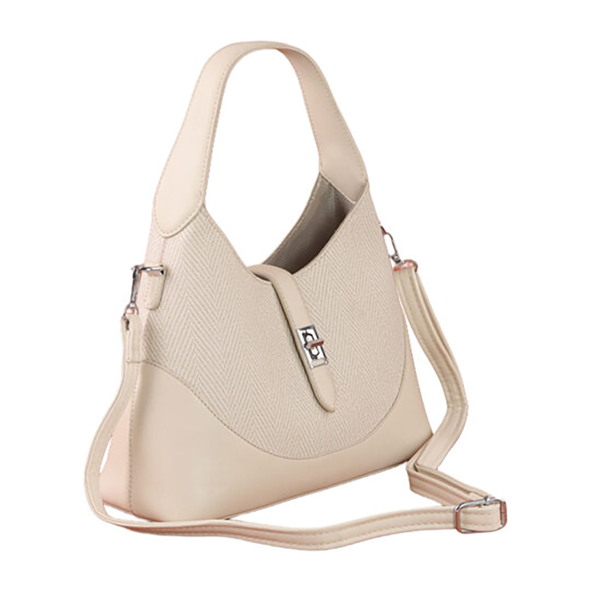 Mr Joe - Shoulder handbag with Cute detail 4122  Beige